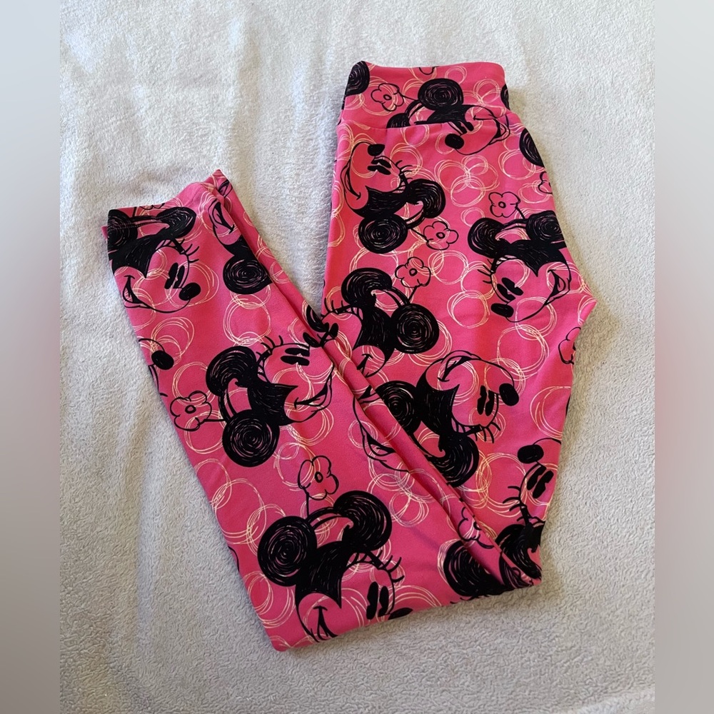 Pink Mini Mouse Leggings